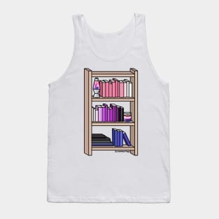 Gender Fluid Pride Bookcase Tank Top